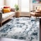 World Rug Gallery Contemporary Chic Abstract Design Area Rug 3'3'' x 5' Blue 937BLUE3X5 - alternate 1